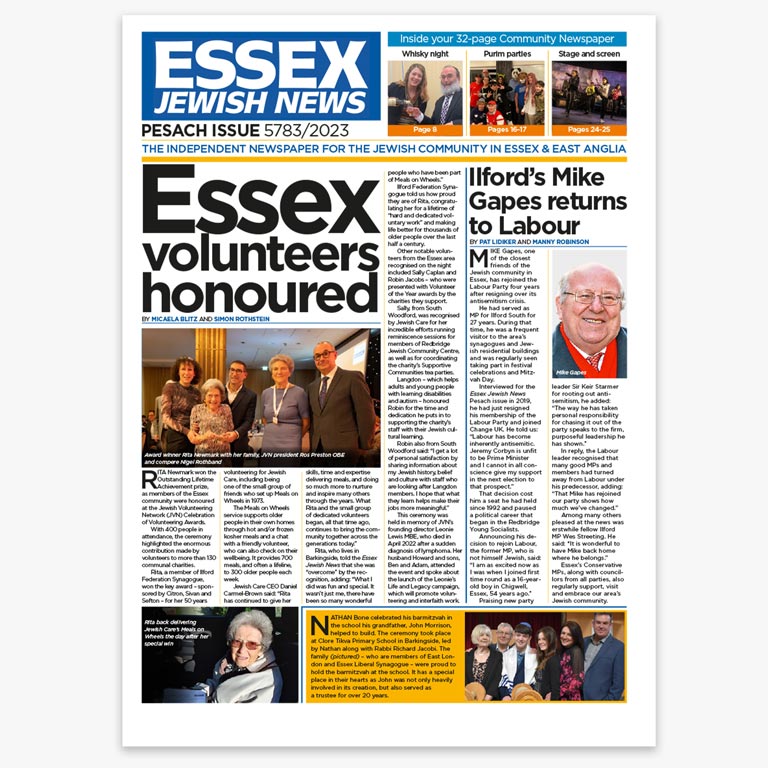 Essex Jewish News Passover 2023
