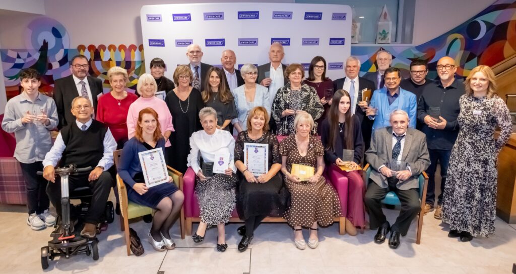 This year's Jewish Care Volunteer Award winners, celebrated for their dedication, creativity and compassion