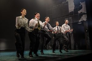 Operation Mincemeat left to right is Charlotte Hanna-Williams, Jamie-Rose Monk, Seán Carey, Holly Sumpton and Christian Andrews credit Matt Crockett