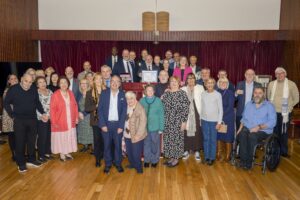 Participants in the Southend and District Reform Synagogue 80th anniversary Shabbat service